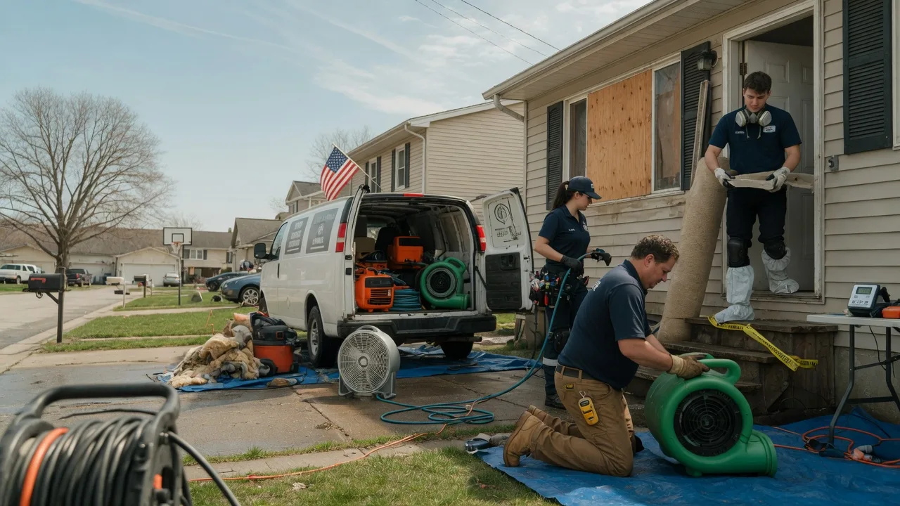 Water Damage Restoration in Burton, OH near me